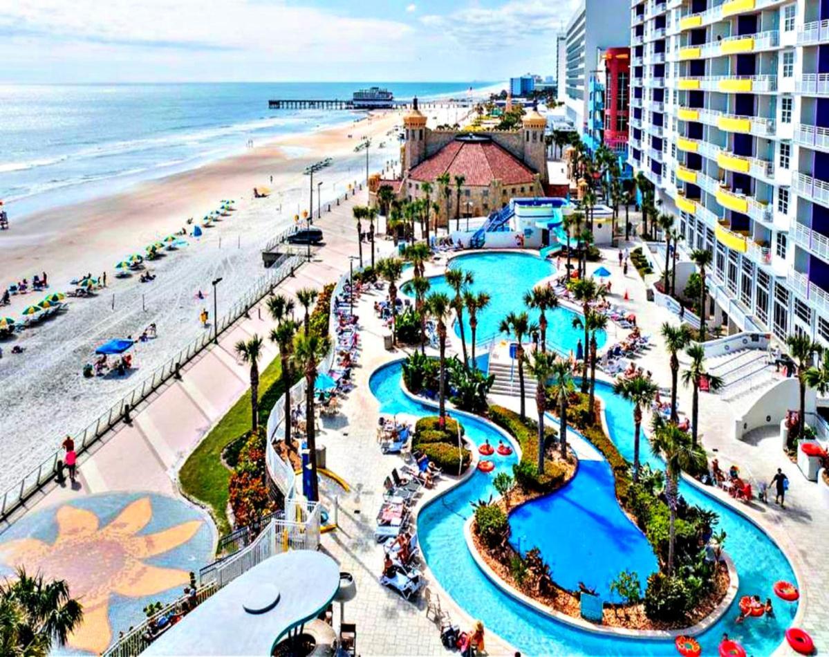 1 Bedroom Direct Oceanfront Condo Wyndham Ocean Walk Resort - Daytona Funland 703 Daytona Beach Extérieur photo